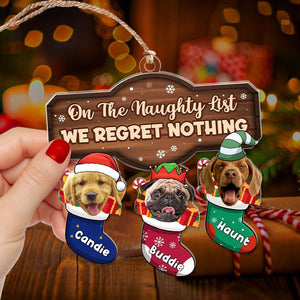 Custom Photo Christmas Gifts For Pet Lovers Ornament 01XQLU141024-Homacus