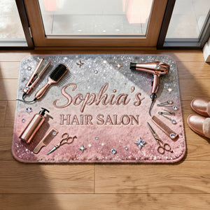 Hair Salon Doormat - Personalized Gifts For Hairstylist Doormat 05NAQN280226-Homacus