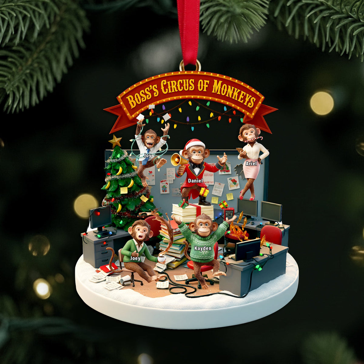 Funny Boss’s Circus Ornament – Personalized Gift For Office Workers 05NALU251025-Homacus