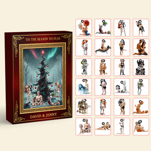 Spooky Love Christmas Advent Calendar Blind Box Personalized Gifts For Couple 03OHDT171025-Homacus