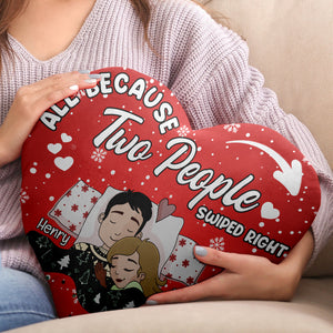 Personalized Gifts For Couple Christmas Pillow 02TOLU151024HG-Homacus