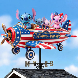 Proud American - Celebrated America 250th Anniversary Metal Weather Vane - Personalized Gifts For Family 03padt180526-Homacus