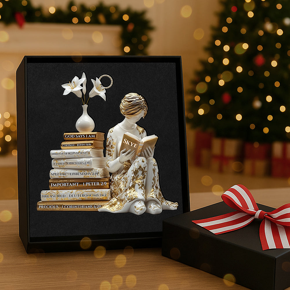 Book Girl Acrylic Ornament - Personalized Gifts For Book Lovers 01tgta101125-Homacus