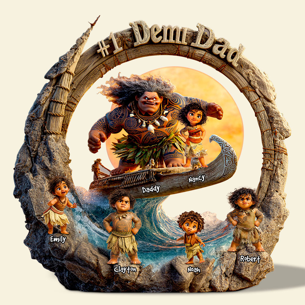 Demi Dad Acrylic Plaque Personalized Gifts For Dad 03TGDT130525-Homacus