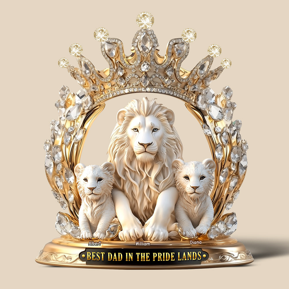 Best Dad Gown Acrylic Plaque, Personalized Christmas Gifts For Dad 01tgqn080525-Homacus