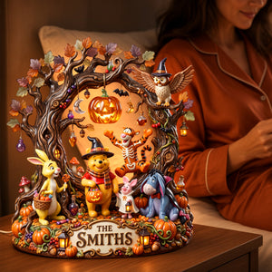Halloween Childhood Squad LightBox - Personalized Gifts For Family Acrylic Light Box 05PAQN190826-Homacus