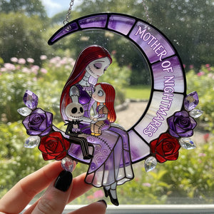 Spooky Lovely Mom Suncatcher - Personalized Gifts For Moms 03pgta060426-Homacus