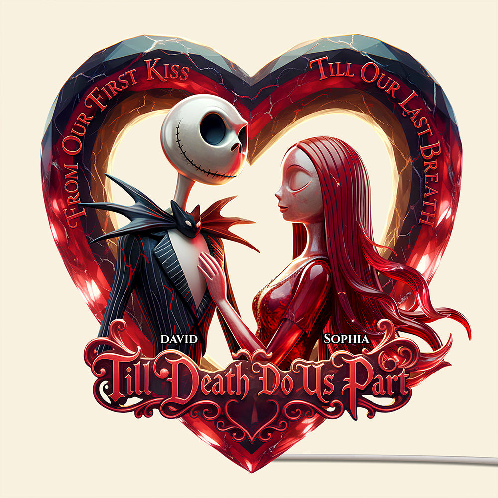 First Kiss Romantic Light Box Personalized Gifts For Couple 03PADT311025-Homacus