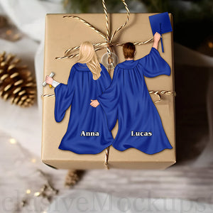 Personalized Christmas Gift For Graduate Celebration Ornament 01ACTN111124TM-Homacus