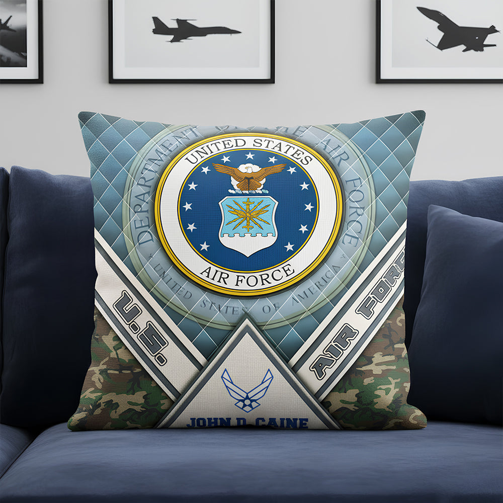 Veteran Square Pillow - Personalized Gifts For Veteran 05hudt171225-Homacus