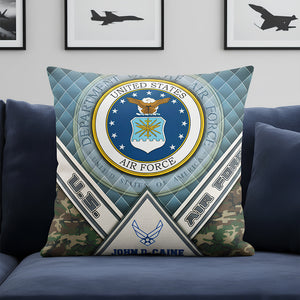 Veteran Square Pillow - Personalized Gifts For Veteran 05hudt171225-Homacus