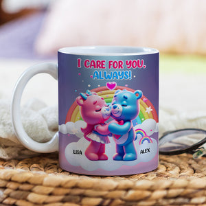 Personalized Gifts For Couple Coffee Mug Bear Couple 01OHMH131224-Homacus