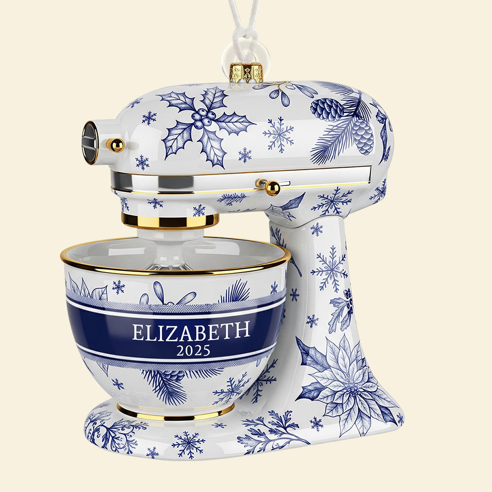 Baking Mixer Christmas Ornament Personalized Gifts For Bakers 02PGDT260825-Homacus