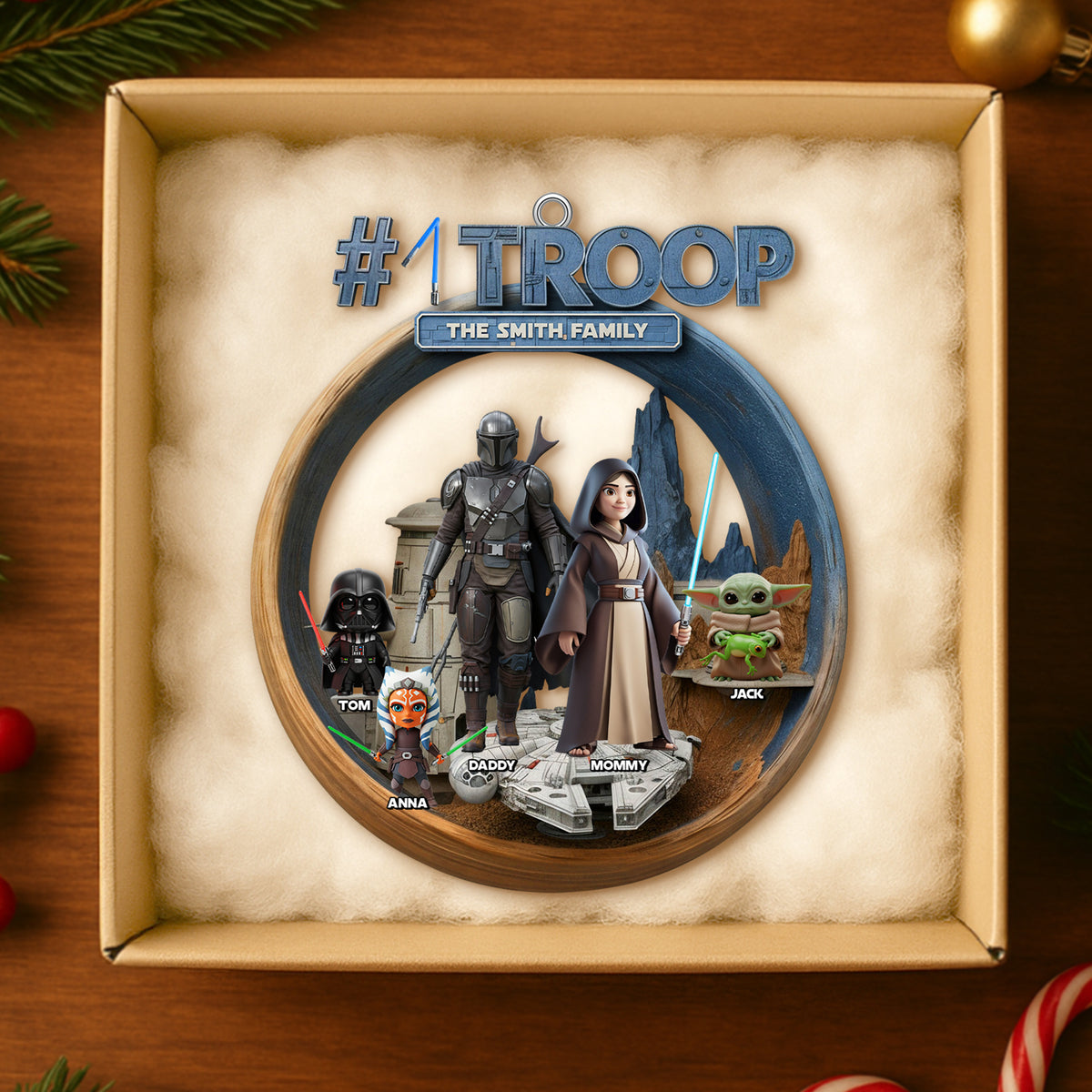 Family Acrylic Ornament - Personalized Gifts For Family 02qhtn260925-Homacus