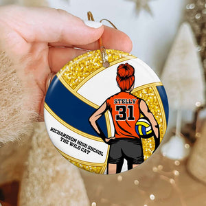 Personalized Gifts For Volleyball Players Ceramic Ornament 03ACDT111024TM-Homacus