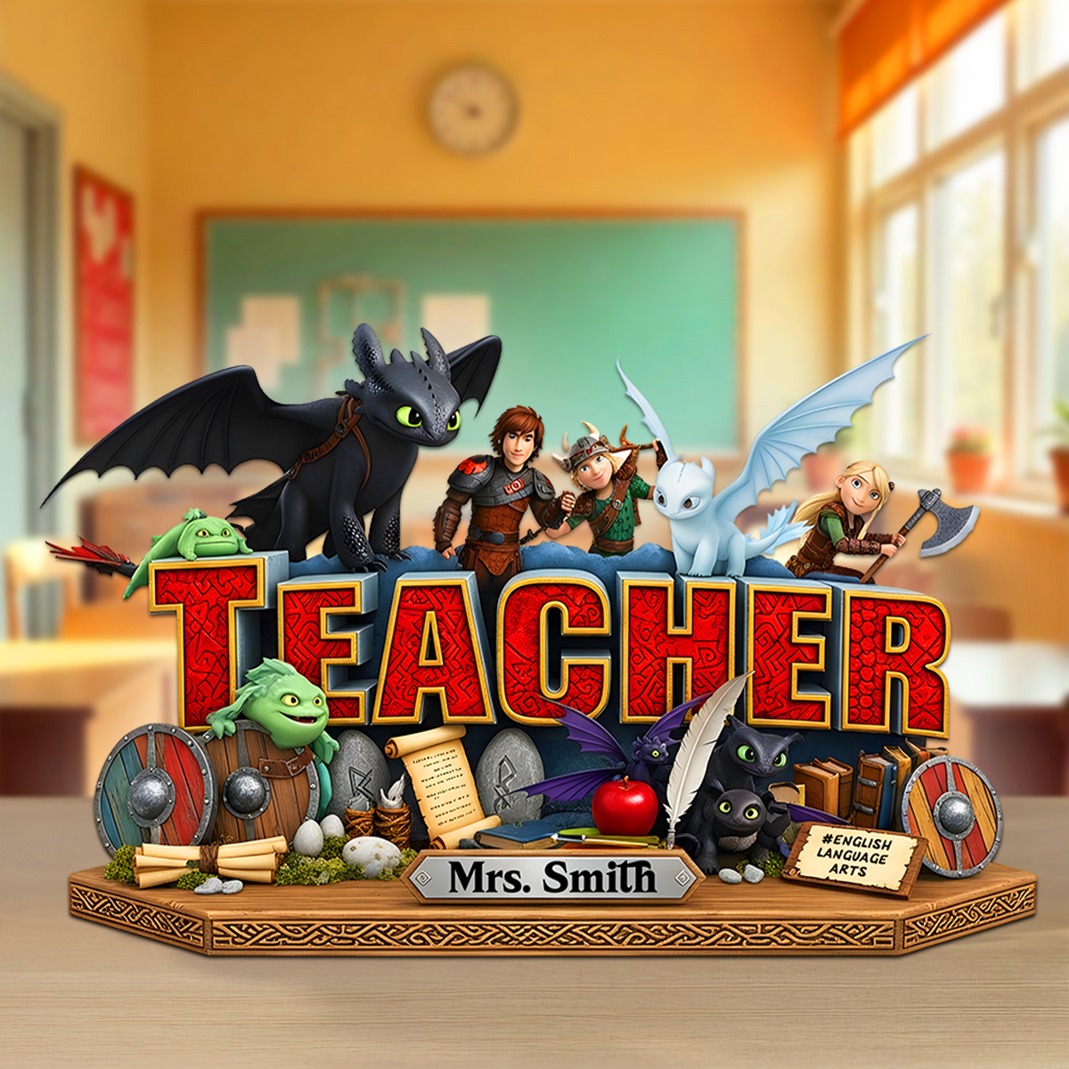 Teacher Acrylic Plaque - Personalized Gifts 03tgpu170625-Homacus