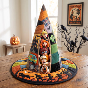 Horrified Peeking Out Quilted Witch Hat - Personalized Gifts 05qhtn140826