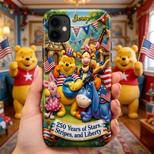 America 250 Years Stars & Stripes Phone Case - Personalized Gifts For Patriots 04TYTN140326-Homacus