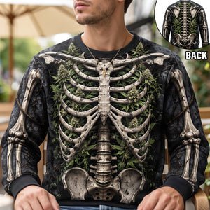 Dark Gothic Skeleton Shirt 3D Shirt - Personalized Gifts For Bud Lovers 01HUDT300726