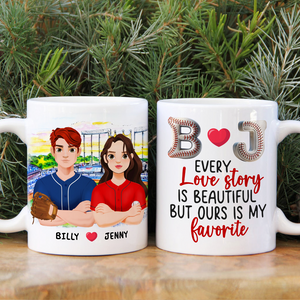 Personalized Gifts For Baseball Lover Couple Coffee Mug 01xqpu171024hg-Homacus