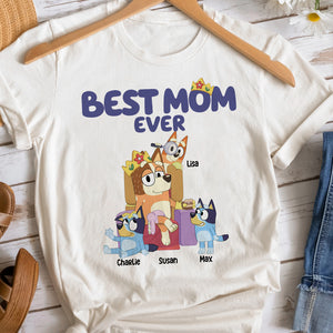 Personalized Gifts For Mom Shirt Best Mom Ever 02NATN030424-Homacus