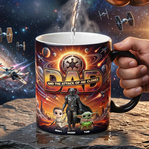 Dad's Mischievous Mini Versions Magic Mug - Personalized Gifts For Dads 05qhtn210526-Homacus