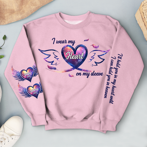 Personalized Memorial 3D Shirt Wear My Heart On My Sleeve-Homacus