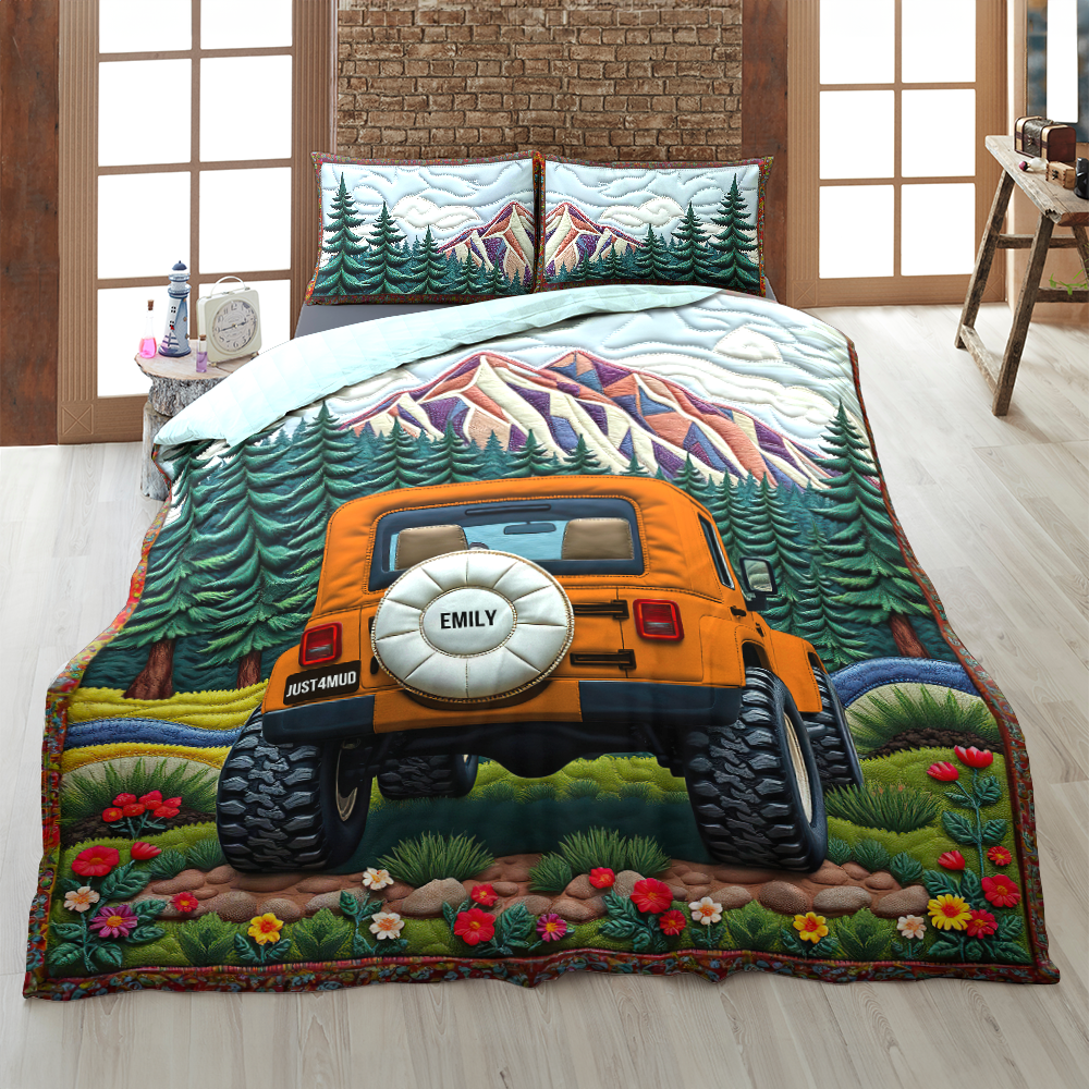 Personalized Gifts For Off-road Quilt Bed Set 022hupu040225-Homacus