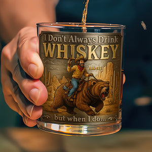Wild Spirit Round Glass – Personalized Gifts For Cowfolk 02toqn260825-Homacus