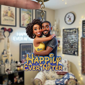 Couple Keychain - Custom Photo Gift For Couple Keychain 03HUTN230126-Homacus