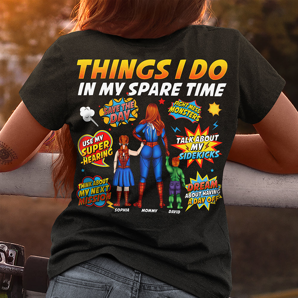 Personalized Gifts For Super Mom Shirt - Things I Do In My Spare Time 01TOQN290325PA-Homacus