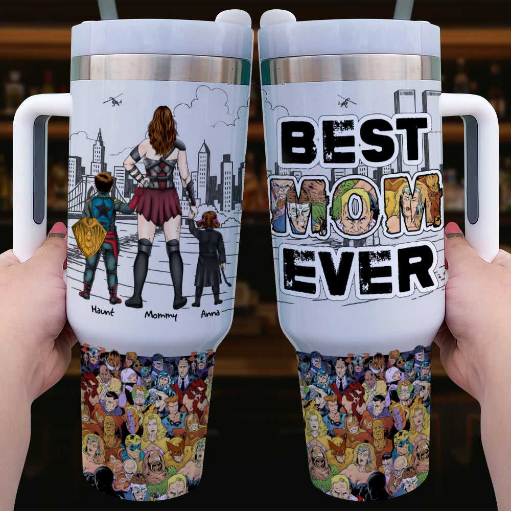 Best Mom Ever 40oz Tumbler - Personalized Gifts For Mother 01TGLU150425HG-Homacus