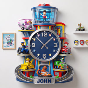 Back To School Gifts For Kids - Personalized Acrylic Hanging Wall Clock 05halu270726