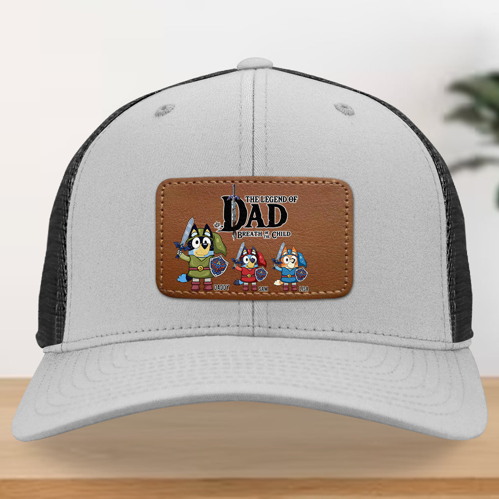 Dog Dad Trucker Hat - Personalized Gifts For Father 02HTMH220524-Homacus