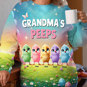 Personalized Gifts For Grandma 3d Shirt, Chick Peeps 01TGMH120225-Homacus