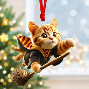 Gifts For Cat Lovers Ornament 03acxx250824 Wizard Cat-Homacus