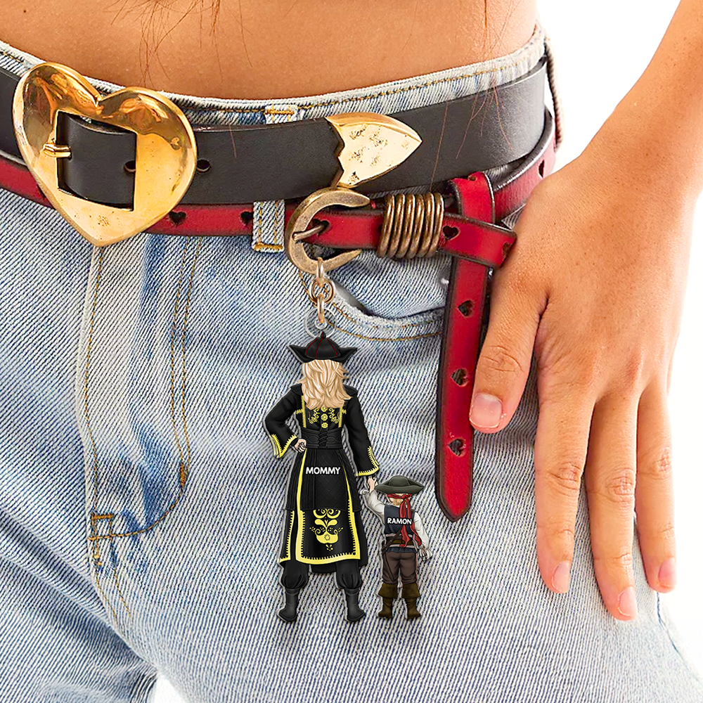 Personalized Gifts For Pirate Mom Keychain 01QHHU220225PA-Homacus