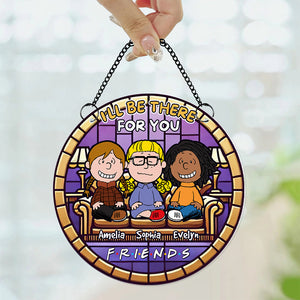 Personalized Gifts For Friend Stained Glass Besties Will Always Be There 01QHDT071224HH-Homacus