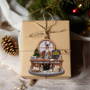 Work Hardship Christmas Ornament Personalized Gifts For Coworker 02PALU211125-Homacus
