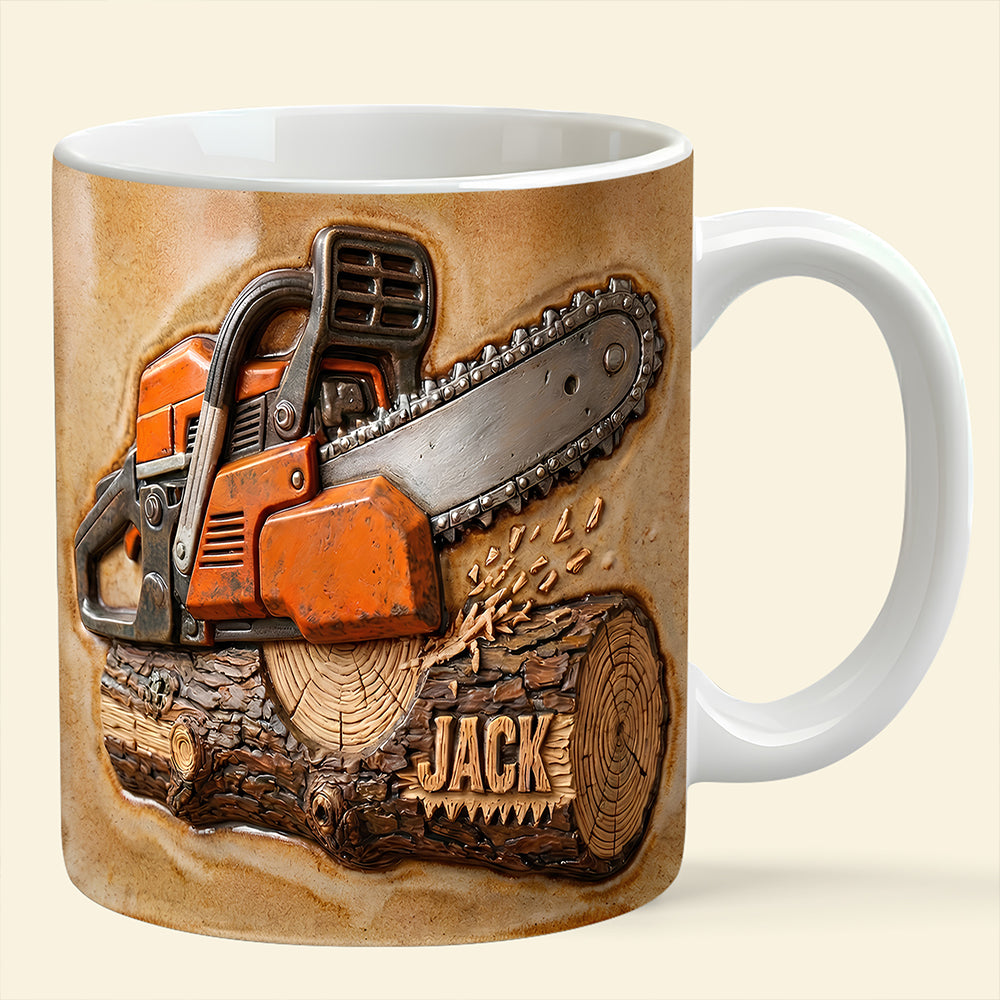 Chainsaw Coffee Mug Personalized Gifts For Lumberjack 05TGDT271125-Homacus