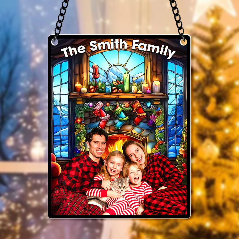 Custom Photo Gifts For Family Suncatcher Ornament 02toqn270924-Homacus