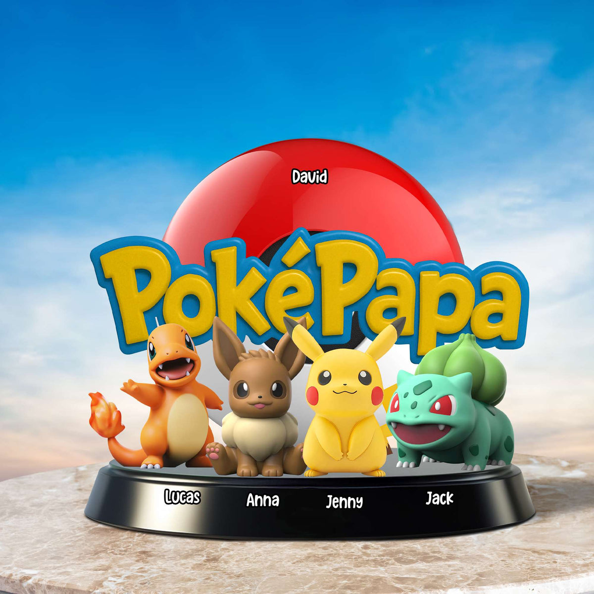 Merry Christmas Dad Acrylic Plaque – Personalized Gifts For Dad 02KATN240425-Homacus