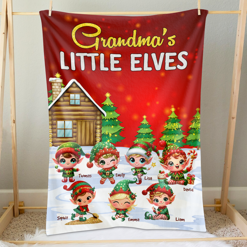 Personalized Christmas Gifts For Grandma Blanket 04xqpu280924-Homacus