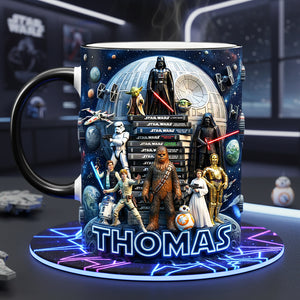 Cosmic Coffee Accent Mug - Personalized Gifts Cosmic Lovers 01huta060126-Homacus