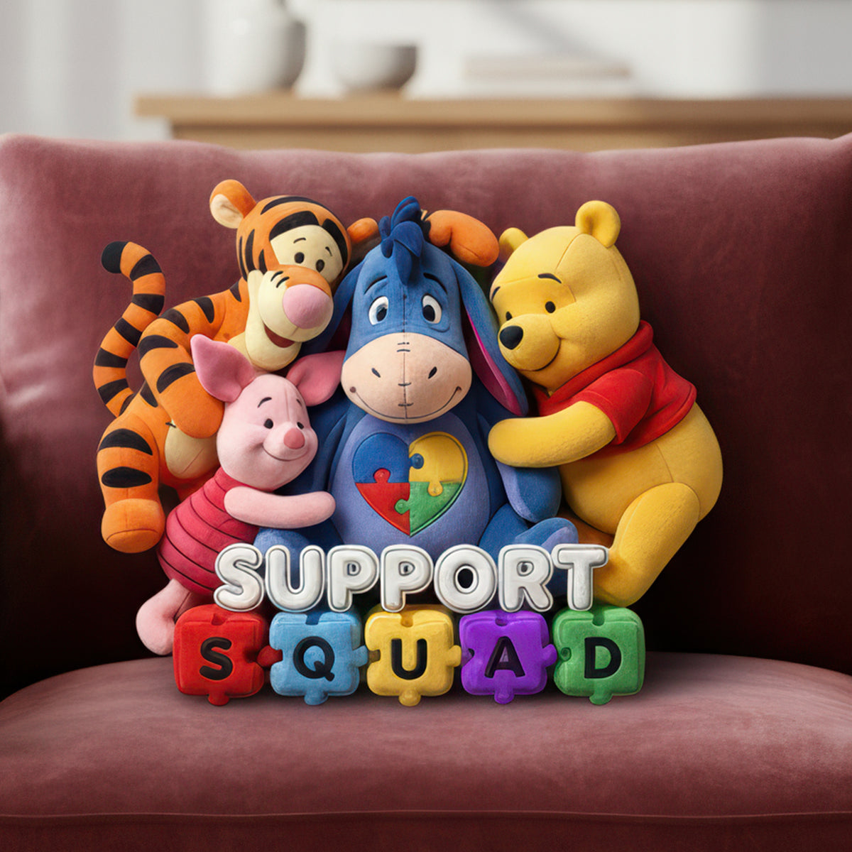 Autism Support Custom Shape Pillow - Gifts For Autism Awareness 03paqn081225-Homacus