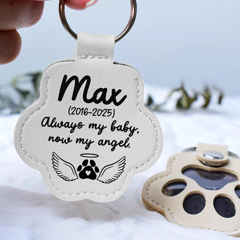 Forever Loved Pet Hair Storage Keychain - Personalized Christmas Memorial Gift For Pet Lovers 03LAQN270825-Homacus