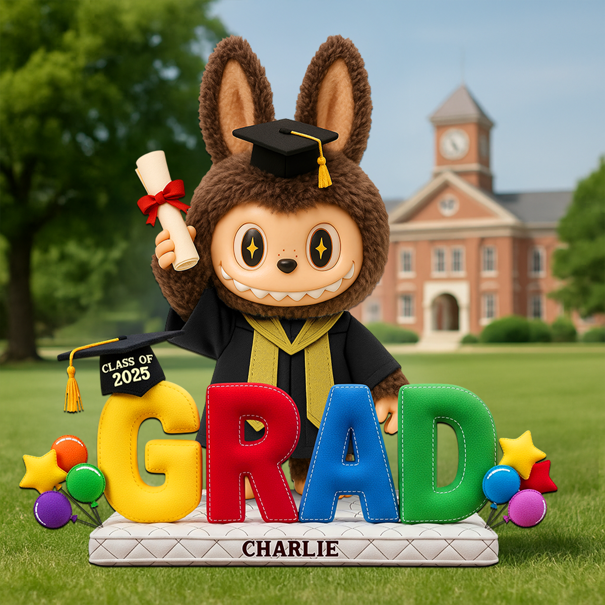 Graduation Doll Acrylic Plaque - Personalized Gifts For Graduate 02napu190625-Homacus