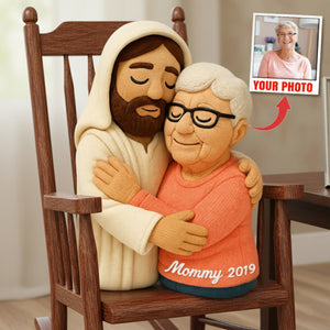 Jesus Heaven Pillow - Custom Photo Gifts For Memorial Christian Pillow 09HULU081225-Homacus