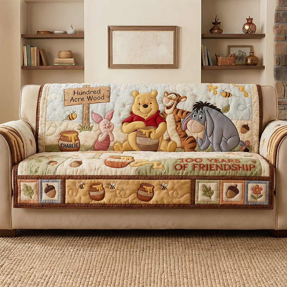 Century Celebration Cute Quilted Sofa Cover, Personalized Gifts 05qhdt260126-Homacus