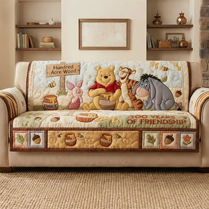 Century Celebration Cute Quilted Sofa Cover, Personalized Gifts 05qhdt260126-Homacus